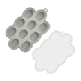 thumbnail image 1 of Youkk Silica Gel Ice Making Mold High/Low Temp Resistance For Freezing Saving Storage Space Kitchenware Smoke gray, 1 of 6