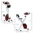 thumbnail image 3 of Soozier Foldable Exercise Bike with 8 Levels of Magnetic Resistance, 3 of 10