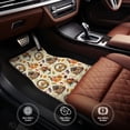 thumbnail image 6 of Yiaed Autumn Vintage Print Carpet Floor Mats for Cars, Auto Accessories Front & Rear Car Floor Mats Car Floor Foot Mat Sets of 4 Pieces, 6 of 7