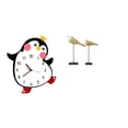 thumbnail image 1 of Reloj de pared,Reloj de pared silencioso y decorativo que no hace tictac,Reloj de pared silencioso de pingüino pequeño Reloj de madera,Estatuas de pájaros,Estatuas de pájaros de, 1 of 8