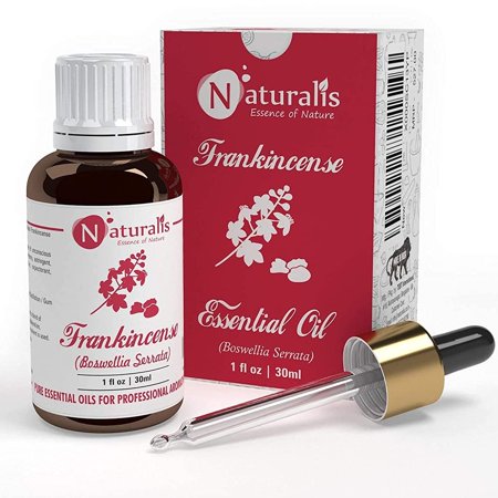 Naturalis Essence Of Nature Frankincense Essential Oil, 100% Pure, Natural & Undiluted Therapeutic Grade For Skin Pores Tightening, Fine Lines And Aromatherapy - 15Ml