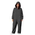 thumbnail image 4 of HNMKIU Men's Jumpsuit For Everyday Comfort And Mobility With Lightweight Featuring A Relaxed Fit Solid Color And Full-Length Designed For Wear And Versatile Seasonal Use Grey - XL, 4 of 8
