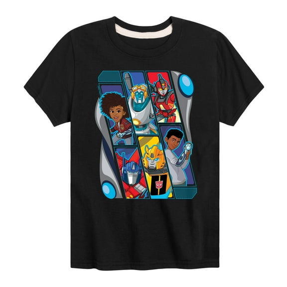Transformers - Earth Spark - Earth Spark Character Group - Youth Short Sleeve T-Shirt