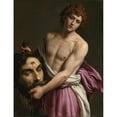 thumbnail image 2 of Alessandro Turchi 15x18 Black Ornate Wood Framed Double Matted Museum Art Print Titled - David with the Head of Goliath, 2 of 5