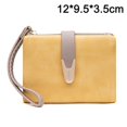 thumbnail image 2 of Monedero de estilo corto para mujer, monedero lateral suave de Pu esmerilado, 2 of 5