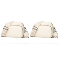 thumbnail image 1 of Bolso Hombro Retro para Mujer Bandolera Con Correa Ancha Cuero PU (Beige), 1 of 4