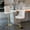 Beige,Gold Base, variant on Swivel Counter Height Bar Stools Set of 2, Kitchen Island Barstools, Velvet Adjustable Bar Height Stool Chairs, Tufted Back, Modern Upholstered Bar Stools, Metal Base, Sillas para Barra de Cocina