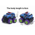 thumbnail image 4 of Alloy Cartoon Large Wheel Car Model 4-Piece Set of Engineering Car Bus Car Children‘S Q Version Model, 4 of 6