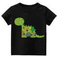 thumbnail image 5 of Gelikeya Saint Patricks Day Shirt Toddler Boys Girls Funny Shamrocks Round Neck Shirts Cute Prints Outerwear Children Clothes #02 Black & 3-4 Years, 5 of 5