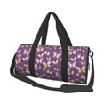 thumbnail image 1 of Balery Butterflies And Floral Bolsa de Gimnasio para Mujeres y Hombres, Bolsa de Viaje Impermeable, Bolsa de Fin de Semana con Compartimento para Zapatos y Bolsillo Húmedo, 1 of 6