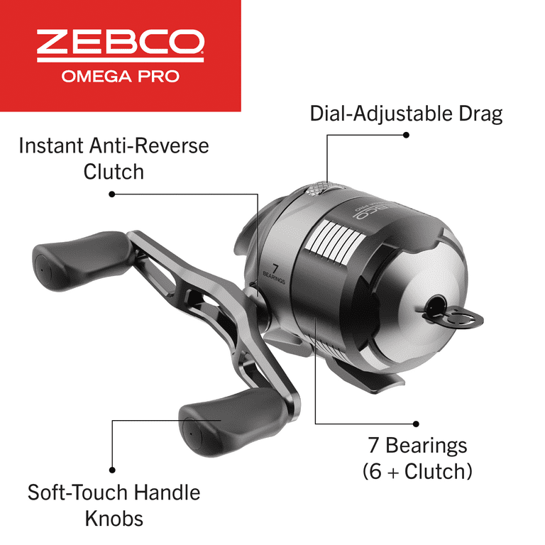 Zebco Omega Pro リール Amazon.com : Zebco Omega Pro Spincast Fishing Reel, 7