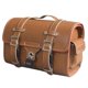 thumbnail image 5 of Bolsa de cola de motocicleta genérica Bolsa de almacenamiento retro de Zipe Multifuncional Marrón, 5 of 8