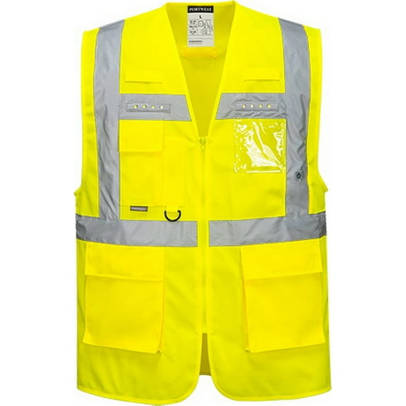 Portwest L476 Orion LED Executive Vest-Yellow-M