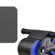 thumbnail image 3 of Rueda Antideslizante, Rodillo de Fitness, Bajo Nivel de Ruido, Expansión, Entrenador Abdominal Automático, Entrenamiento de Hombros para La Oficina a Negro y azul DYNWAVEMX Rueda de rodillos abdominales, 3 of 8