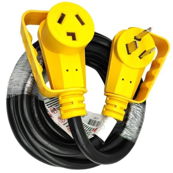 Parkworld 66020 EV Extension Cord, Dryer 3-Prong NEMA 10-30 Extension Cord, EV 10-30P to 10-30R, 30A, 125V/250V, 7500W (25FT)