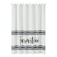 thumbnail image 6 of VHC Brands, Sawyer Mill 'Farmstead' Shower Curtain, Black, 72x72, 6 of 6