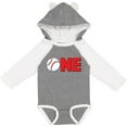 thumbnail image 3 of Inktastic One with Baseball Baby's First Birthday Boys or Girls Long Sleeve Baby Bodysuit, 3 of 5