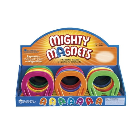 Learning Resources 5 Inch Mighty Magnets - Set of 12, Ages 3+