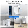 thumbnail image 5 of KAMRUI GK3 Plus Mini PC 16GB RAM 512GB M.2 SSD, Intel 12th Alder Lake N95 (up to 3.4GHz) Mini PC Windows 11 Pro, 2.5''SSD, Gigabit Ethernet, 4K UHD, WiFi, BT, VESA/Home/Business Mini Desktop Computer, 5 of 5
