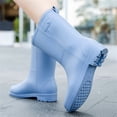 thumbnail image 6 of AUDeals Women's Mid Tube Rain Boots Waterproof Non Slip Lightweight Outdoor Work Gardening Shoes, 6 of 7