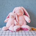 thumbnail image 2 of Muñeco para dormir de 25CM, muñeco de conejo de imitación, muñeco para dormir cómodo, muñeco de peluche, regalo de cumpleaños para niñas y niños, 2 of 5