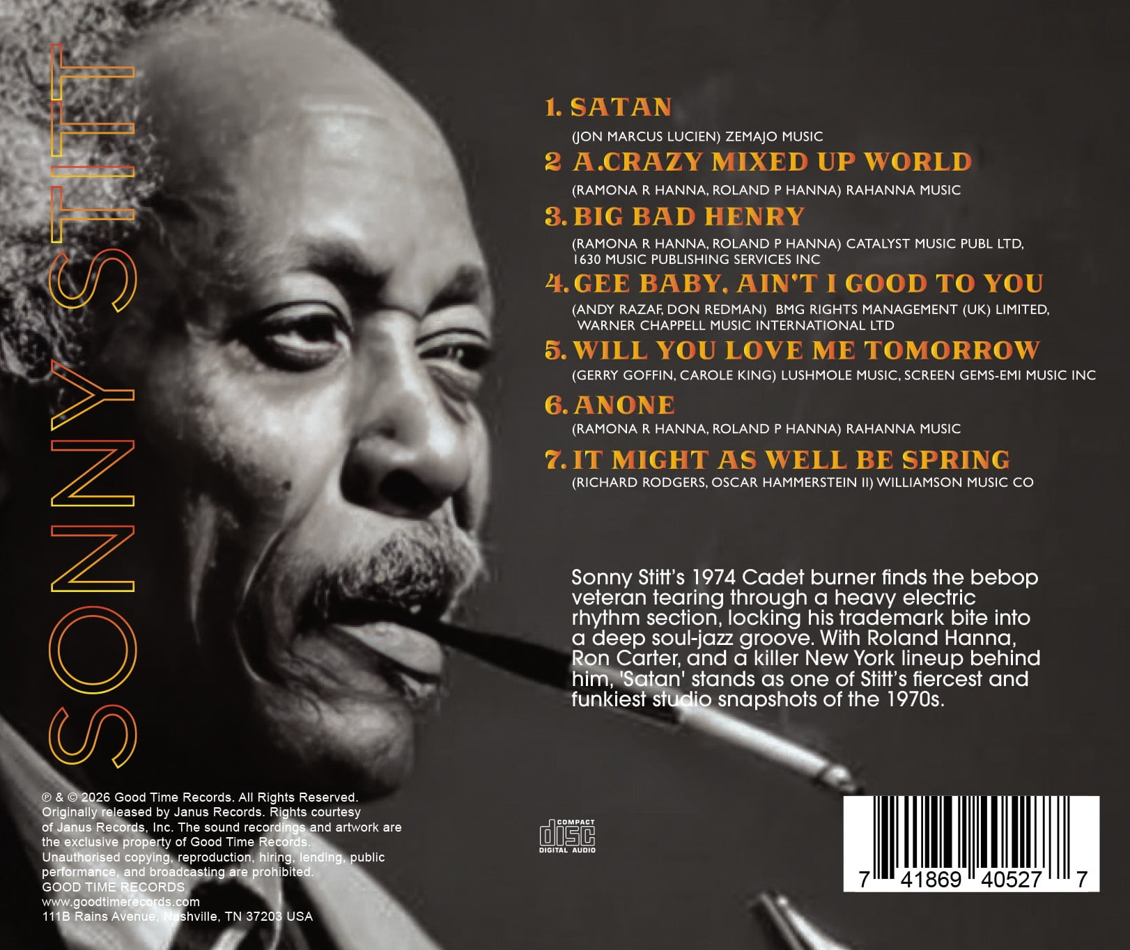 Sonny Stitt - Satan - Music & Performance - CD