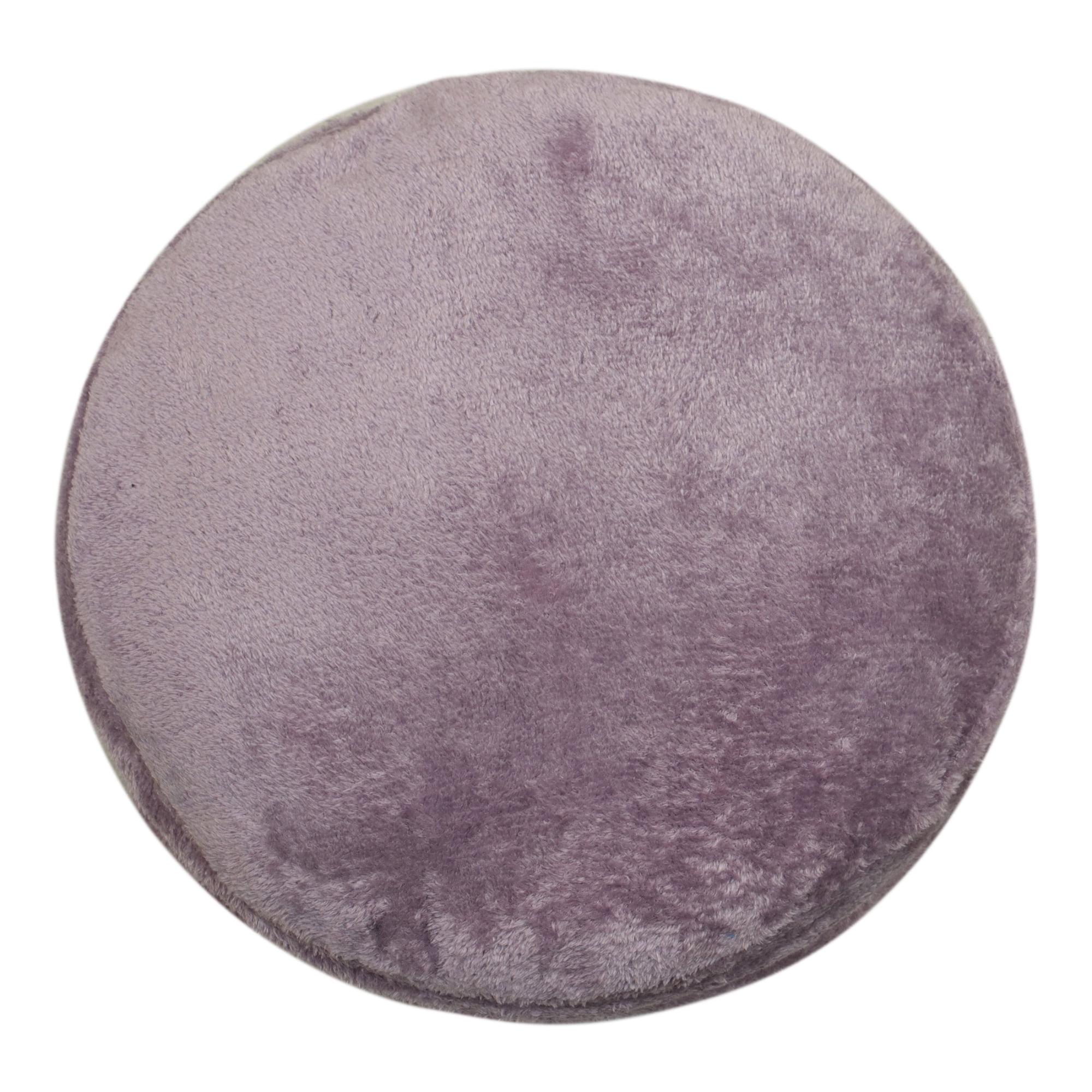 Mainstays Macaron Shaped Throw Pillow, 12 in Round, Violet