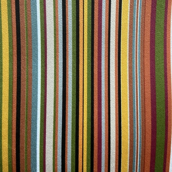 Decora Furnishings Luxurious Velvet Digitally Printed Striped Fabric, 54-Inch by The Yard, Multicolored