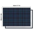 thumbnail image 6 of Set of 4 Distressed Vintage Checkered Placemats Machine Washable Durable Linen Table Mats Heat Resistant Wrinkle Free Antique Plaid Place Mats for Dining Table Kitchen, 6 of 6