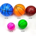 thumbnail image 2 of UPKOCH 3Pcs PVC Inflatable Basketball Coffee Color Indoor Sports Patting Ball, 2 of 8
