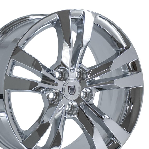 OE Wheels CA15 18 Inch Rims Fit CTS Style 5x115 18x8.5 Chrome - Hollander 4717 (Set of 4)