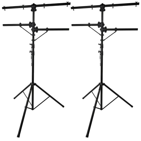 (2) Rockville RVLS1 10' Ft Tripod Lighting Tree Stand w/Side Bars