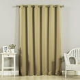 thumbnail image 3 of Best Home Fashion, Inc. Extra Wide Width Blackout Thermal Single Curtain Panel, 3 of 7