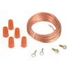 Dust Collector Grounding Kit for Dust Collector Hoses - 50 Copper Wire and Caps Included By Woodstock