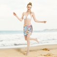 thumbnail image 5 of Bingfone Colorful Llama Women's Sarong Swimsuit Cover Ups Bathing Suit Coverups Chiffon Beach Wrap Skirts, 5 of 7