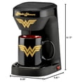 thumbnail image 2 of DC Wonder Woman Single Serve 1-Cup Coffee Maker with Ceramic Mug and Permanent Filter, 2 of 4