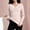 Beige, variant on New Lace V Neck Thermal Underwear Autumn And Winter Slim Fit Bottomed Shirt Wool Long Girls Thermal Top Womens Thermal Tops Long Sleeve plus Size Thermal Tops for Women Long Sleeve Womens Thermal Tops