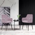 thumbnail image 3 of SET DE 2 SILLAS VELVET MODERNAS PARA COMEDOR MARCA GRAVITA, 3 of 6