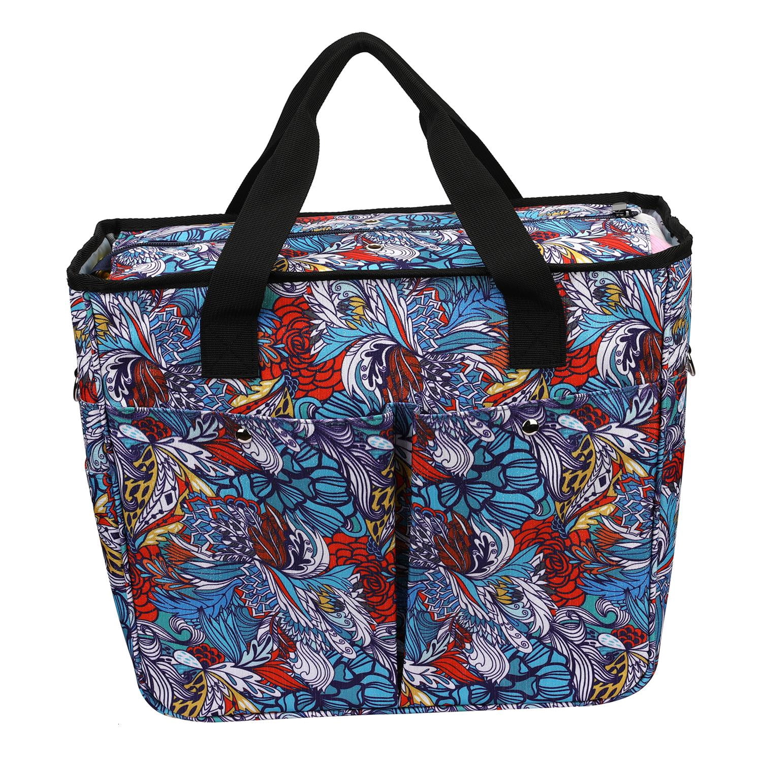 HannLk Knitting Tools Storage Bag Yarn Knitting Needle Crochet Hook Storing Tote Bag