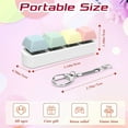 thumbnail image 2 of Mfigree 4 Button Keyboard Keychain Stress Toys for Adults Kids Funny Finger Keyboard Keychain Toys Desk Toys Stress Toys Gifts ,Suit for Boys & Girls 3-13 Years Old Birthday Gifts, 2 of 7