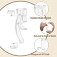 thumbnail image 3 of 12pcs Clips de Valance, Soporte de Instalación de Plástico Claro en Forma de Arco de 1-7/8in para Persianas de Madera Horizontal y Madera Sintética, 3 of 6