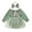 d-Green, variant on AWZXDE Toddlers Girl Dress Long Sleeve Christmas Outfit Set With Matching Festive Hat For Holiday Party Events g-Red - 6-12 Months