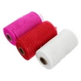 thumbnail image 6 of Zoyueyie 3 Rolls Festival Present Ribbon Crafted Ribbon Cuttable Package Ribbon Diy Supplies Lovely Present Ribbon Craft Wide Ribbon Wavy Ribbon, 6 of 10