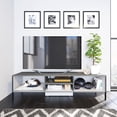 thumbnail image 1 of Mueble para TV Playcon 85 pulgadas Organizador multiusos credenza librero Estante Organizador 3 Espacios gris oscuro y claro, 1 of 9