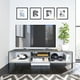 thumbnail image 1 of Mueble para TV Playcon 85 pulgadas Organizador multiusos credenza librero Estante Organizador 3 Espacios gris oscuro y claro, 1 of 9