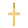 thumbnail image 4 of 14k Yellow Gold Rhodium Satin and Polished Latin Cross Pendant Charm, 4 of 4