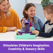 Kinetic Sand Sandbox Set Purple Sand, Tools & Storage