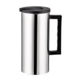 thumbnail image 1 of 1.6L Cold Water Kettle and Lid Metal Water Hot Cold Pitcher for Restaurant Hotel Home Black, 1 of 9