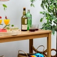 thumbnail image 5 of Cambridge Casual Abbington Teak Wood Rectangle Patio Console Table, Natural, 5 of 8