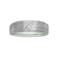 thumbnail image 4 of Men's Diamond Accent Stainless Steel Tapered Cross Ring, 4 of 4